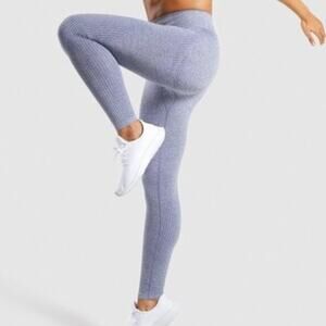 Vital Seamless Leggings in Steel Blue Marl